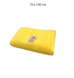 Serviette jaune en coton 100% zéro torsion 500GSM, gamme Verna unis, 70x140 cm | Serviettes & Peignoirs | 7 900 FCFA , dakar,...