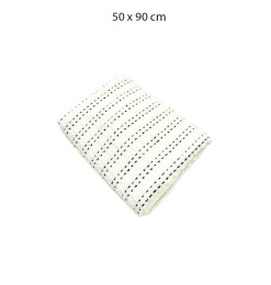 Serviette Jacquard blanc en coton 95%, 550GSM, 50x90 cm | Serviettes & Peignoirs | 3 700 FCFA , dakar, Sénégal