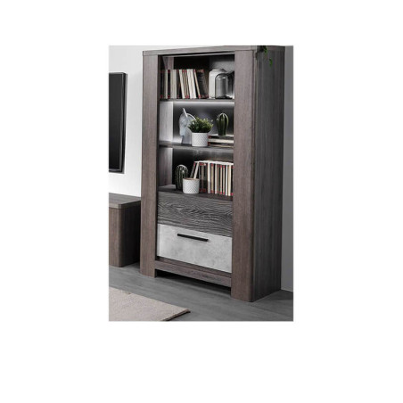 Étagère bolzano marron et gris, 80X160X46 cm | 435 000 FCFA , Dakar