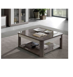 Table à café Cartesia en bois gris et blanc, 90X40X90 cm | 220 000 FCFA , Dakar