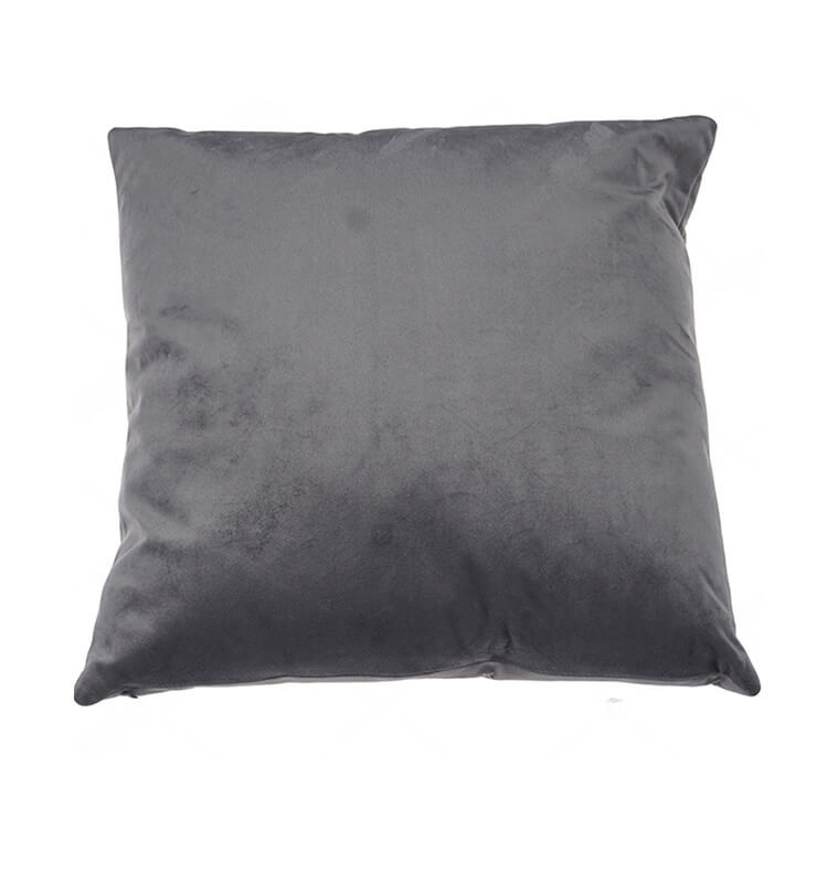 Coussin déco 45X45 cm velours gris et blanc à motif écailles | Coussins déco , Dakar, Sénégal