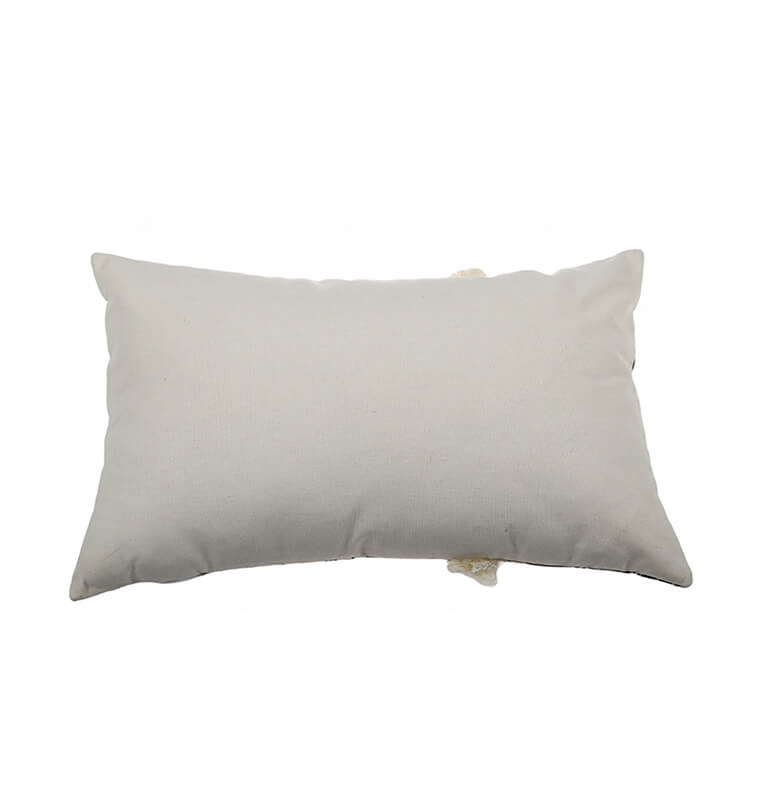 Coussin déco 30X50 cm multicolore blanc, gris et noir en polyester | Coussins déco , Dakar, Sénégal