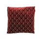 Coussin déco 45X45 cm velours bordeaux à motif écailles | Coussins déco , Dakar, Sénégal