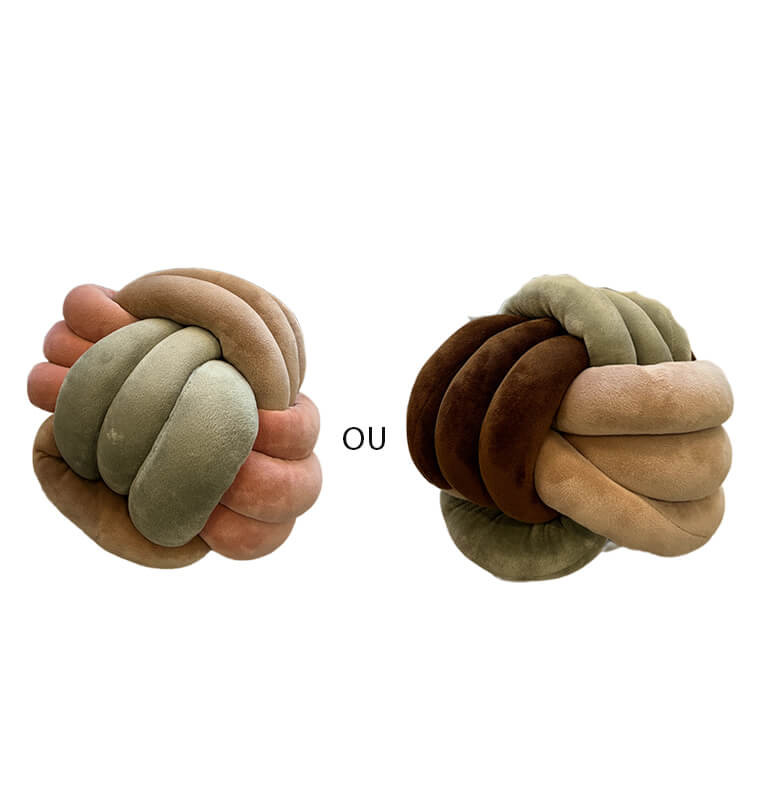 Coussin déco boule de nœuds 25 cm en velours 200 GSM | Coussins déco , Dakar, Sénégal