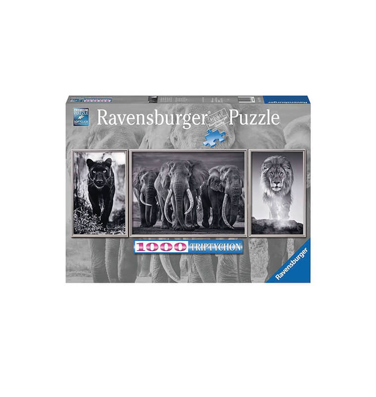 Puzzle 1000 Pcs panthère, éléphant, lion - Dès 14 ans | Puzzles | 10 200 CFA , dakar, Sénégal