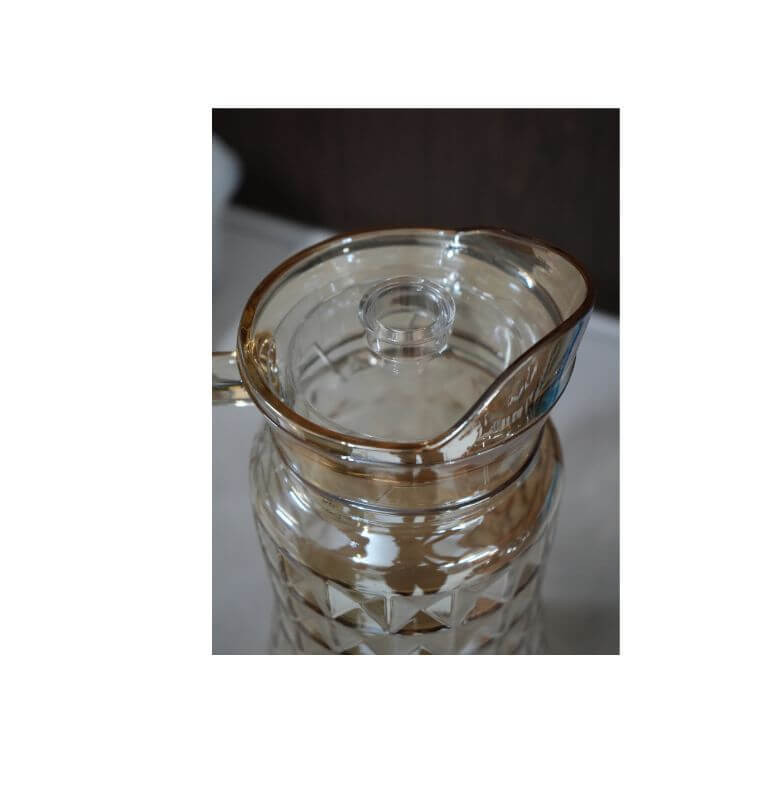 Carafe 1,7L en verre coloré ambre diamant | Verres & carafes | 4 200 CFA , dakar, Sénégal