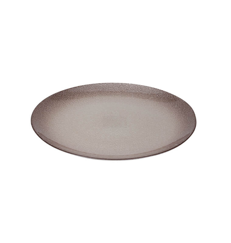 Assiette 32 cm en verre ivoire brillant | Assiettes & coffrets d'assiettes | 7 400 FCFA , dakar, Sénégal