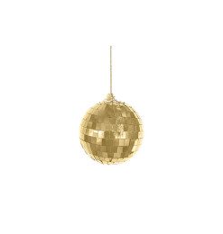 Boule de Noël disco/miroir dorée 10 cm |Boules de Noël |2 300 FCFA ,Dakar, Sénégal