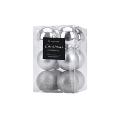 Boule de Noël argent brillant 6 cm - lot de 12 |Boules de Noël |4 000 FCFA ,Dakar, Sénégal