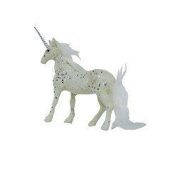 Déco de Noël Licorne débout blanc 18 cm |Décorations à poser Noël |2 200 FCFA ,Dakar, Sénégal