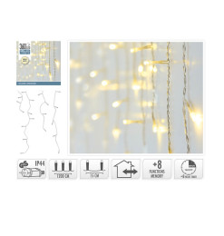 Guirlande rideau lumineux 360 LED blanc chaud sur 12 mètres |Luminaires de Noël |18 500 FCFA ,Dakar, Sénégal