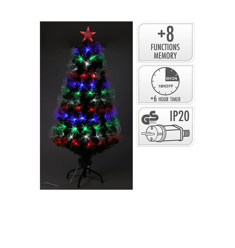 Arbre de Noël décoratif en fibre optique multicolore de 90 cm. |Luminaires de Noël |40 000 FCFA ,Dakar, Sénégal