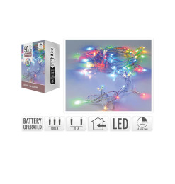 Guirlande lumineuse 50 LED multicolore 5 mètres avec minuteur |Luminaires de Noël |2 300 FCFA ,Dakar, Sénégal