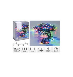 Guirlande lumineuse multicolore extérieure 8 fonctions 120 LED 9 mètres |Luminaires de Noël |6 800 FCFA ,Dakar, Sénégal