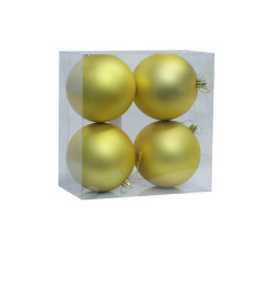 Boule de Noël or mate 10 cm - Lot de 4 |Boules de Noël |2 200 CFA ,Dakar, Sénégal