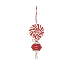 Déco Noël à suspendre Bonbon rouge blanc 21 cm |Suspensions de Noël |1 800 FCFA ,Dakar, Sénégal