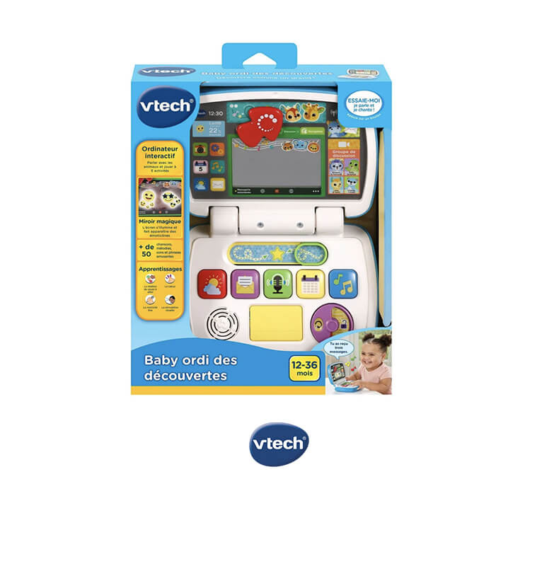 Ordinateur Baby ordi des découvertes, VTECH - de 1 à 3 ans | Jeux éducatifs | 24 500 CFA , dakar, Sénégal