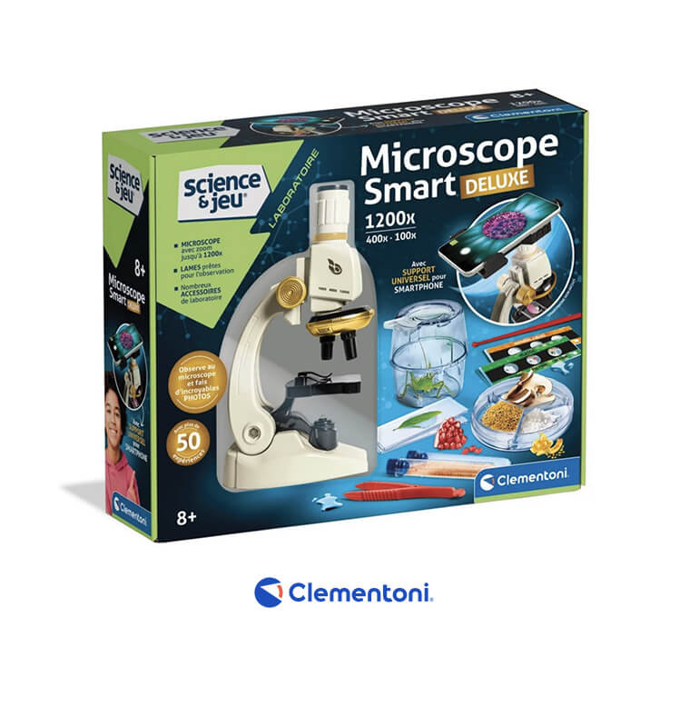 Microscope Smart DELUXE Clementoni - Dès 8 ans et plus | Jeux scientifiques | 24 500 FCFA , dakar, Sénégal