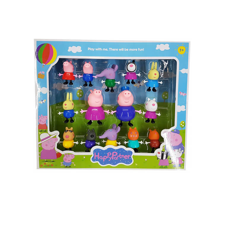 Figurine Peppa Pig et ses amis x 14 - Dès 3 ans | Figurines, pistolets & gadgets | 7 200 FCFA , dakar, Sénégal