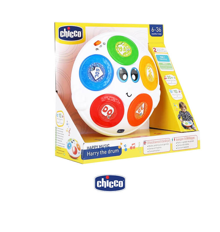 Harry le Tambour interactif, CHICCO - Dès 6 mois  | Activités & jeux d'éveil | 21 400 FCFA , dakar, Sénégal