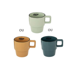 Mug 320 ml "Vintage Home" en grès | Tasses & mugs | 2 100 FCFA , dakar, Sénégal