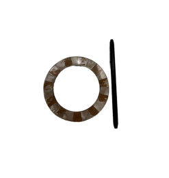 Embrasse rideau ronde en bois marron 17 cm | Tringles & embrasses , Dakar, Sénégal