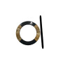 Embrasse rideau ronde marron et gris 17 cm | Tringles & embrasses , Dakar, Sénégal