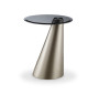 Table d'appoint en verre fumé et métal champagne gold, 45.7X45.7X54.6 cm | 135 000 FCFA , Dakar