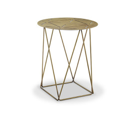 Table d'appoint en métal bronze, 45.7X45.7X54.6 cm | 90 000 FCFA , Dakar