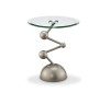 Table d'appoint en verre et en métal champagne 45.7X45.7X54.6 cm | 100 000 FCFA , Dakar