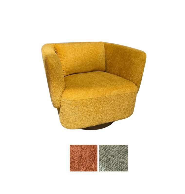 Fauteuil en tissu jaune, 90X84X69 cm | 500 000 FCFA , Dakar