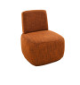 Fauteuil en tissu orange et noir, 65.5X63.5X77 cm | 158 000 FCFA , Dakar