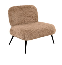 Fauteuil en tissu marron clair, 64X69.5X80.5 cm | 188 000 FCFA , Dakar