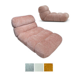 Chaise longue en tissu rose, 87X143X73 cm | 695 000 FCFA , Dakar