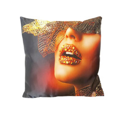 Coussin déco 45x45 cm satin...