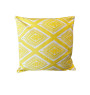 Coussin déco 45x45 cm blanc et jaune 400 filling à motif losange | Coussins déco , Dakar, Sénégal