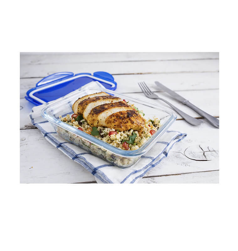 Boite de conservation en verre et couvercle plastique Cook & GO Pyrex, 20x15 cm | Boites de conservation alimentaire | 8 200 ...