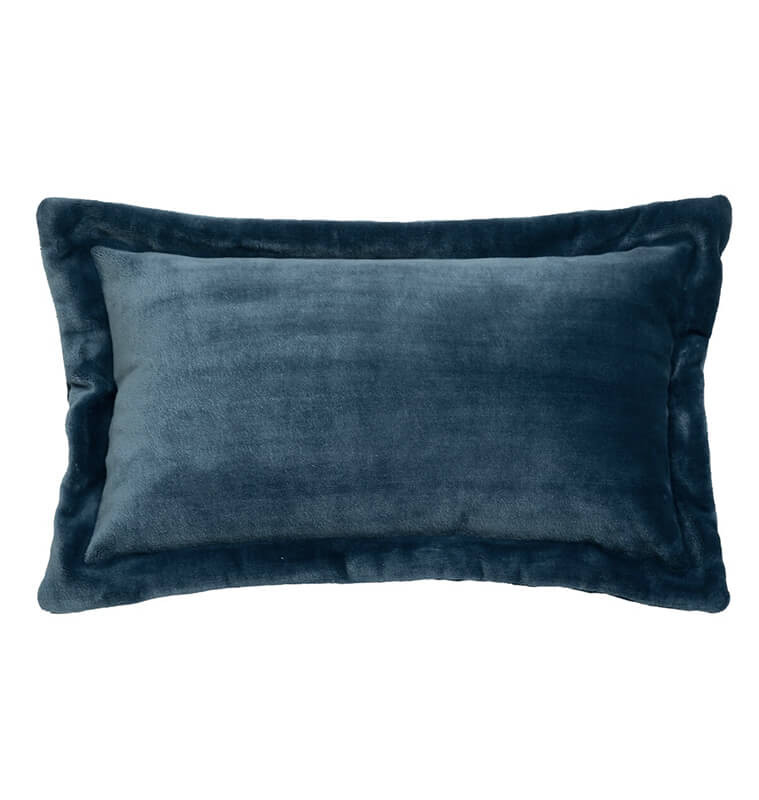 Coussin déco en flanelle bleue "Cuddly", 38x58 cm | Coussins déco , Dakar, Sénégal