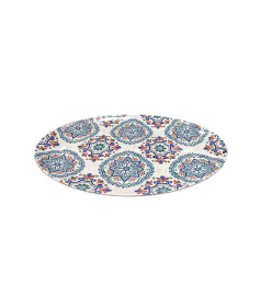 Assiette ovale 40 cm en mélamine style arabesque | Vaisselle en mélamine & plastique | 3 600 FCFA , dakar, Sénégal