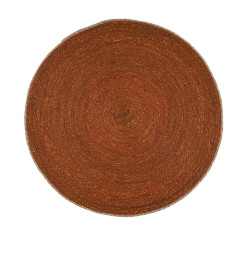 Tapis déco rond 150 cm naturel terra et beige | Tapis décoratifs , Dakar, Sénégal