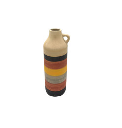 Vase déco long en porcelaine orange beige jaune,9,5x31 cm | Vases déco , Dakar, Sénégal