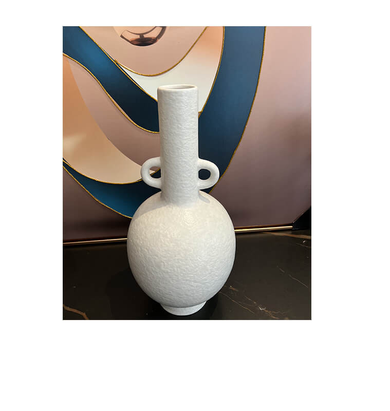 Vase déco en céramique beige 16x16x33 cm | Vases déco , Dakar, Sénégal