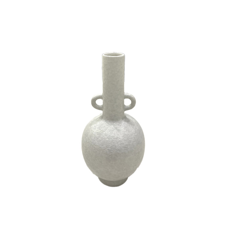 Vase déco en céramique beige 16x16x33 cm | Vases déco , Dakar, Sénégal