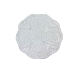 Set de table rond en 100% polypropylène blanc, 38 cm | Sets & chemins de table | 2 550 FCFA , dakar, Sénégal