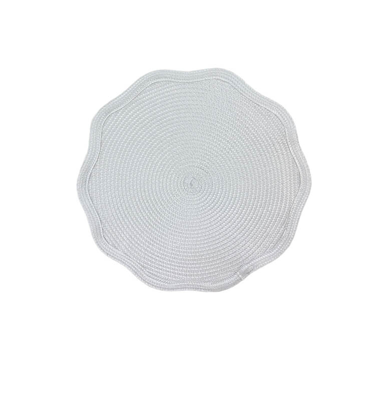 Set de table rond en 100% polypropylène blanc, 38 cm | Sets & chemins de table | 2 550 FCFA , dakar, Sénégal