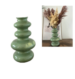 Vase déco en céramique vert, H29,5 cm | Vases déco , Dakar, Sénégal