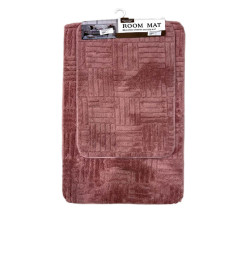 Tapis de bain x 2 anti-dérapant en microfibre chenille rose, 40X60/50X80 cm | Tapis de bain | 5 000 CFA , dakar, Sénégal