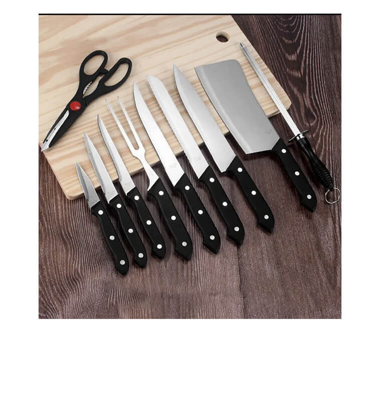 Coffret couteaux avec planche à découper 45x35 cm - 11 Pcs | Ustensiles de cuisine | 14 300 CFA , dakar, Sénégal