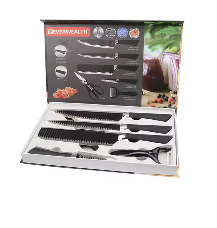 Coffret 4 couteaux en inox + ciseau + éplucheur | Ustensiles de cuisine | 8 000 CFA , dakar, Sénégal