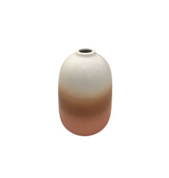 Vase déco en céramique taupe et marron, 12X12X18.3 cm | Vases déco , Dakar, Sénégal